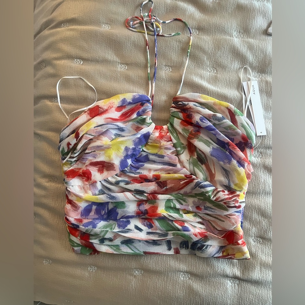 AQUA halter top